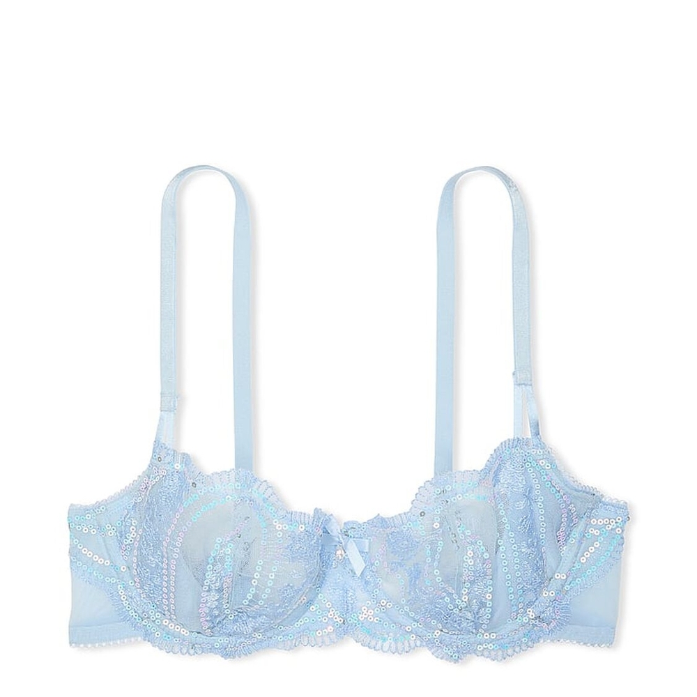 Victoria's Secret Wicked Iridescent Embroidery Unlined Balconette Bra